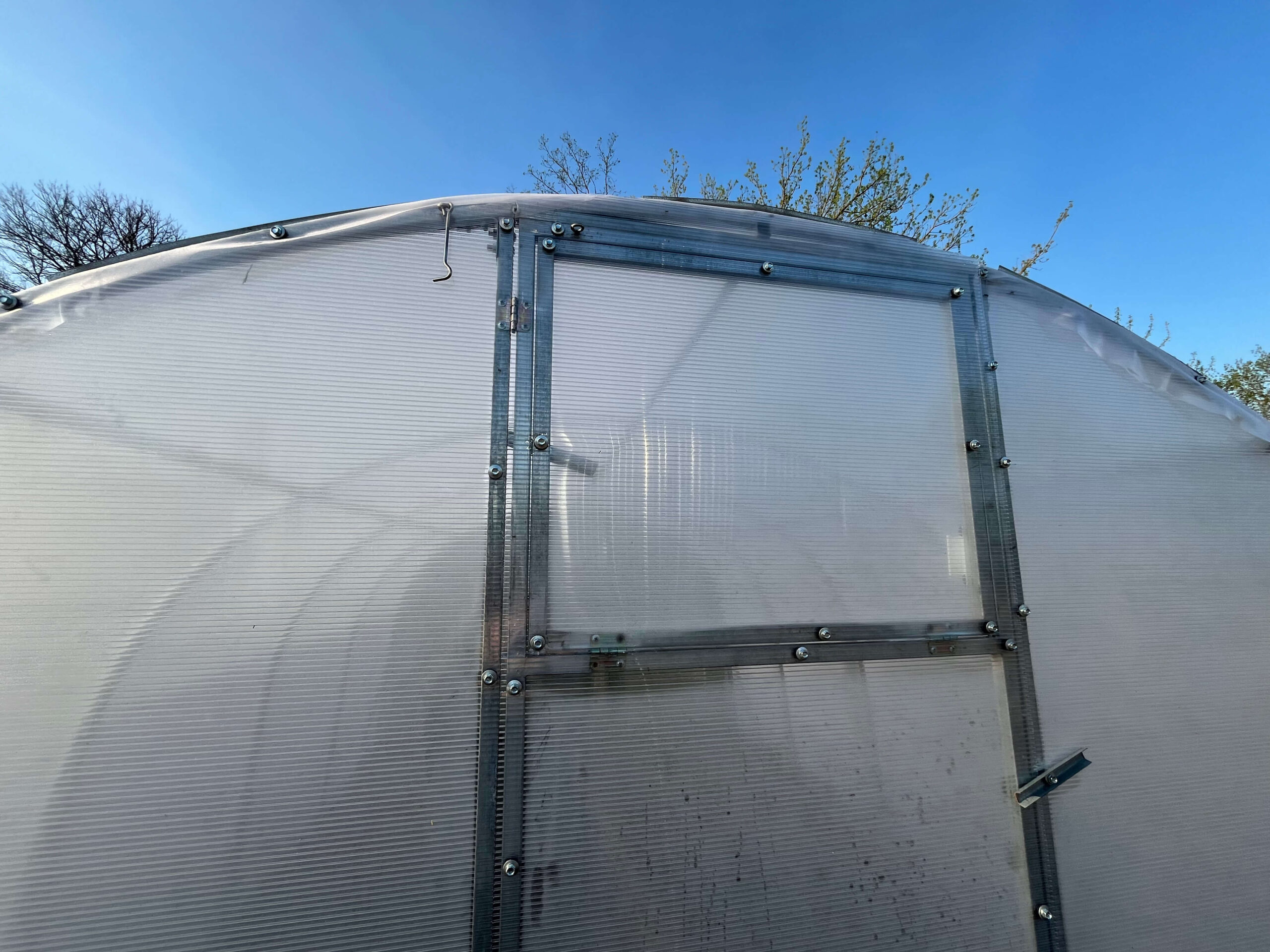 Skleník „Kombi“ s polykarbonátem a fólií, šířka 3,3 m - Obrázek 7